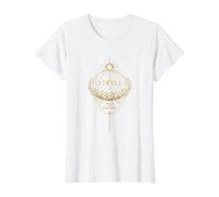 Mystical Moon Flowers Design - Trust the Timing Value Graphic T-Shirt, Women, White, L