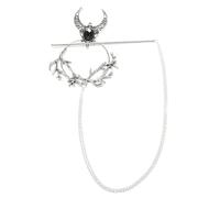 Mystical Moon & Star Witch Hairpin Set - Elegant Gothic Hair Sticks for Halloween, Cosplay & Weddings | Durable Alloy Hair Accessories for Women & Fantasy