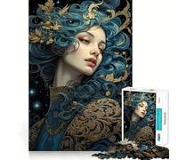 Mystical Moonlit Elegance for Adults 1000 Piece Jigsaw Puzzle Thought Toy Anxiety Relief Precise Edge Thoughtful Gift (38x52cm)