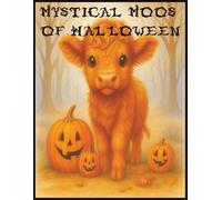 Mystical Moos of Halloween: A Relaxing Coloring Experience- Grayscale coloring book: grown-ups relaxation and stress relief imagination patterns coloring pages, coloring therapy