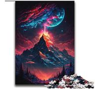 Mystical Mountain Peak Jigsaw Puzzles for Adults 2000 Jigsaws, Stress Reliever Staycation Kill Time with Matching Poster And Trivia Sheet (70x100cm)