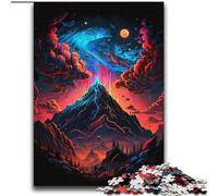 Mystical Mountain Peak Puzzles for Adults And Teenagers, Staycation Kill Time Every Piece Is Unique - Challenging Family Fun Game (70x100cm)