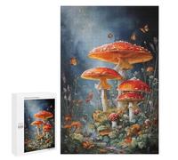 Mystical Mushroom Garden Puzzle 1000 Teile Schwer Puzzle Spielzeug Lernspiel Impossible Herausforderungsspielzeug Für Erwachsene Kinder 1000 PCS