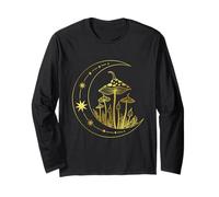 Mystical Mushroom Moon Long Sleeve T-Shirt