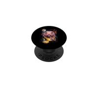 Mystical Naked Mole Rat Howling Full Moon Art PopSockets Adhesive PopGrip