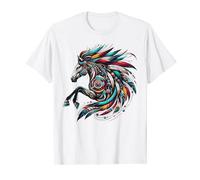 Mystical Native American Horse Farm Heritage Spirituality T-Shirt