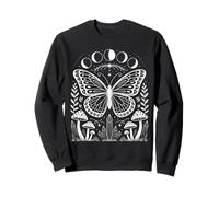 Mystical Nature Butterfly Art for Boho Souls and Nature Sweatshirt