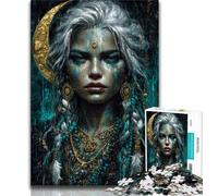 Mystical Nature Spirit Jigsaw Puzzles for Adults,for Educational Game Challenge Toy for Is Ideal As A Gift for The Whole Family 50x75cm