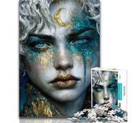 Mystical Nature Spirit Jigsaw Puzzles for Adults,Help The Brain Exercise Addictive Toys to Cultivate Patience Parent-child Interaction 38x26cm