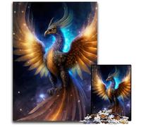 Mystical Nebula Phoenix 1000 Piece Puzzle Paper Jigsaw Puzzles Perfect for Christmas Halloween Easter New Year 1000 PCS(38x26cm)