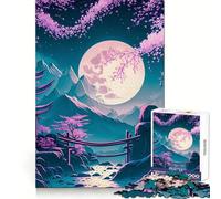 Mystical Night Full Moon Jigsaw Puzzles for Teenagers 1000 Pieces Fine Logic Toy Soft Relax Neat Edge Premium Gift (50x75cm)