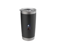 Mystical Night Owl Full Moon Starry Cosmic Sky Stainless Steel Insulated Tumbler
