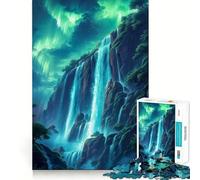 Mystical Night Waterfall Jigsaw Puzzles for Adults 1000 Piece Reason Skill Toy Anxiety Relief Exact Cut Elegant Gift (50x75cm)