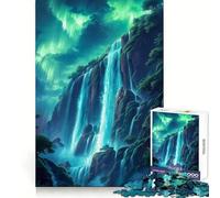 Mystical Night Waterfall Jigsaw Puzzles for Adults 1000 Piece Reason Skill Toy Anxiety Relief Exact Cut Elegant Gift (50x75cm)