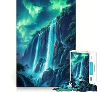 Mystical Night Waterfall Puzzles for Teenagers 1000 Piece Brain Tease Toy Stress Release Premium Cut Amazing Present (38x52cm)
