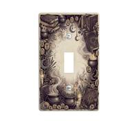 Mystical Occult Spellbook Decor Vintage Toggle Switch Plate