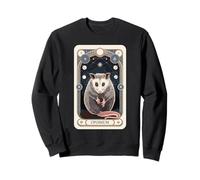 Mystical Opossum Tarot Illustration Sweatshirt