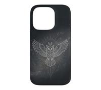 Mystical Owl Aesthetic Spirit Guide Celestial Mandala Case for iPhone 14 Pro