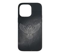 Mystical Owl Aesthetic Spirit Guide Celestial Mandala Case for iPhone 14 Pro Max