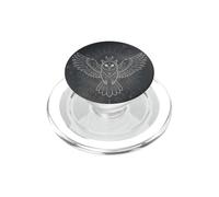 Mystical Owl Aesthetic Spirit Guide Celestial Mandala PopSockets PopGrip for MagSafe