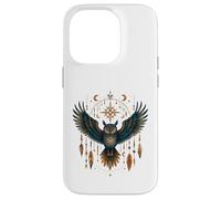 Mystical, Owl Spirit Guardian Shamanic Totem Animal Case for iPhone 14 Pro