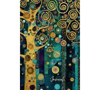 Mystical Patterns Journal: A Magical Glittery Notebook with Metallic Gold Accents in Teal, Turquoise, Dark Blue, Yellow, and Purple