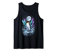 Mystical Penguin Spirit Animal Full Moon Nature Tank Top