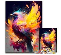 Mystical Phoenix Abstract 1000 Piece Jigsaw Puzzle Puzzles for Adults Home Activity for Holidays, Birthdays, And Family Game Nights 50x75CM/19.68x29.52inch