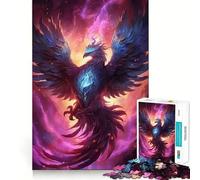 Mystical Phoenix Bird 1000 Piece Jigsaw Puzzle for Teenagers Wise Think Toy Easy Leisure Tight Cut Amazing Present (50x75cm)