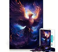 Mystical Phoenix Bird 1000 Piece Jigsaw Puzzles for Adults Jigsaw Brain Play Relax Mind Sharp Edge Premium Gift (38x52cm)