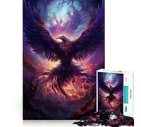 Mystical Phoenix Bird 1000 Piece Jigsaw Puzzles for Adults Teenagers Brain Play Peaceful Fun Sharp Edge Memorable Gift (38x52cm)