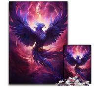 Mystical Phoenix Bird 1000 Pieces Puzzle Gifts Puzzles for Adults for Teenager Families Perfect DIY Decor BrainTeasing Challenge 1000 PCS(38x26cm)