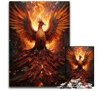 Mystical Phoenix Bird 1000Piece Jigsaw Puzzle Paper Jigsaw Puzzles for Adults Challenging Brain Teaser for Teenagers Family Game Night Fun 1000 PCS(38x26cm)