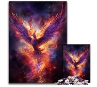 Mystical Phoenix Bird 1000Pieces Puzzle Gifts Difficult Puzzles for Adults for Home Decor Ideal ChristmasNew Year Gift for Teenagers 1000 PCS(38x26cm)