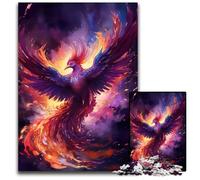 Mystical Phoenix Bird 1000Pieces Puzzle Gifts paper Jigsaw Fun at Home Activities Birthday Present Travel Gifts 1000 PCS(38x26cm)