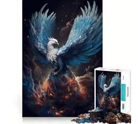 Mystical Phoenix Bird for Adults 1000 Piece Jigsaw Puzzle Thought Toy Anxiety Relief Precise Edge Thoughtful Gift (50x75cm)