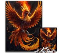 Mystical Phoenix Bird Jigsaw Puzzles for Adults 1000 Piece Jigsaw Puzzles Brain Teaser Game Interactive Family Game Suitable for Ages 14 1000 PCS(75x50cm)