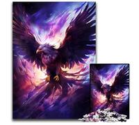 Mystical Phoenix Bird Jigsaw Puzzles for Adults 1000 Piece Jigsaw Puzzles for Adults Challenging Brain Teaser for Teenagers Family Fun Interactive Game 1000 PCS(75x50cm)