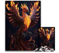 Mystical Phoenix Bird Jigsaw Puzzles for Adults 1000 Piece Paper Jigsaw Puzzles for Adults Interactive Family Game DIY Home Decor Brain Teaser Gift 1000 PCS(38x26cm)