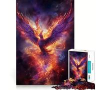 Mystical Phoenix Bird Jigsaw Puzzles for Adults 1000 Pieces Mind Skill Toy Slow Enjoy Design Assembly Lovely Gift (38x26cm)