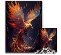 Mystical Phoenix Bird JigsawPuzzle 1000Pieces for Adults Difficult Puzzles for Adults Ideal DIY DecorBrain Teaser Gift 1000 PCS(38x26cm)