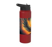 Mystical Phoenix on the Rise Stainless Steel Insulated Water Bottle