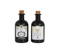 Bristol Novelty BA342 Poison Bottles | 1pc. Pirate, unisex-adult, Black, One Size