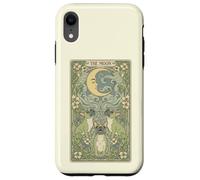 Mystical Pug Howling at The Moon Tarot Card Art Dog Lover Case for iPhone XR
