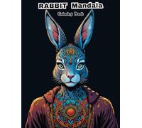 Mystical Rabbits: Detailed Mandala Patterns and Geometric Bunny Illustrations for Mindful Relaxation
