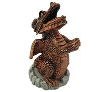 Mystical Red Dragon Incense Cone Holder - 9.5cm x 6cm (1 Pc) - Unique & Intricately Designed - Captivating Home Decor & Aromatherapy Experience