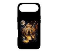 Mystical Rhino Howling Full Moon Safari Nature Art Case for iPhone Air