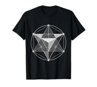 Mystical Sacred Geometry T-Shirt Star Tetrahedron Merkabah T-Shirt