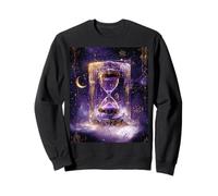 Mystical Sand Timer with Sky Elements Sweatshirt