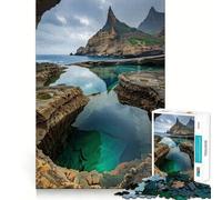Mystical Shores at Dawn 1000 Pieces Jigsaw Puzzles for Adults Strong Logic Toy Relaxing Fun Clear Edge Memorable Gift (50x75cm)